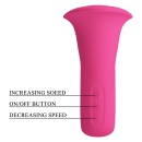 Wibrator oralny Clyde z 12 trybami lizania i wibracji, 18 cm - 9