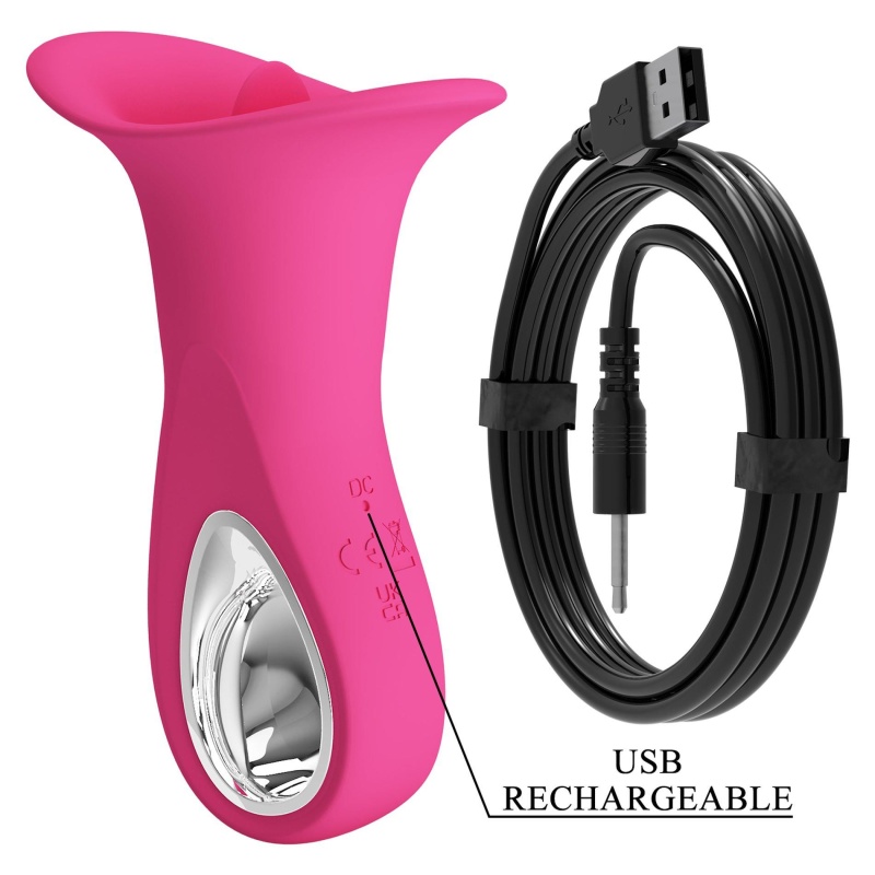 Wibrator oralny Clyde z 12 trybami lizania i wibracji, 18 cm - 10