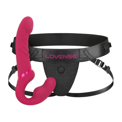 Uprzaż Strap-On Strapless Harness - regulacja talii 74-123 cm, ud 28-42 cm, o-ring 4-5 cm - 1 2