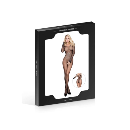 COMBINAISON STRASS NOIR XL - 4