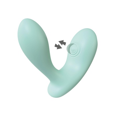 Wibrator podwójny DuoVibe II Tapping 12 cm - 1