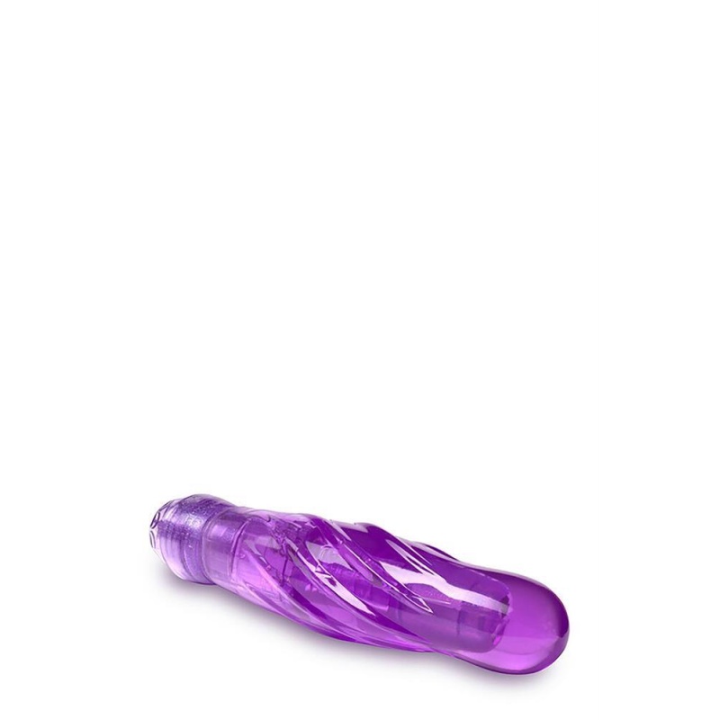 Wibrator Blush Novelties Naturally Yours Bachata Purple - zakrzywiona końcówka do stymulacji punktu G, 16,5 cm - 4