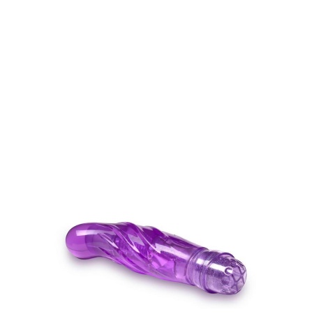 Wibrator Blush Novelties Naturally Yours Bachata Purple - zakrzywiona końcówka do stymulacji punktu G, 16,5 cm - 5