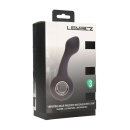 Vibrating Bulb Silicone Prostate Massager with Loop - Black - 2