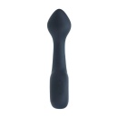 Vibrating Bulb Silicone Prostate Massager with Loop - Black - 4