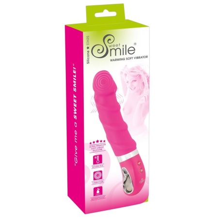 Warming Soft Vibra – wibrator z funkcją ogrzewania do 45°C i 12 trybami wibracji, 22,8 cm - 1