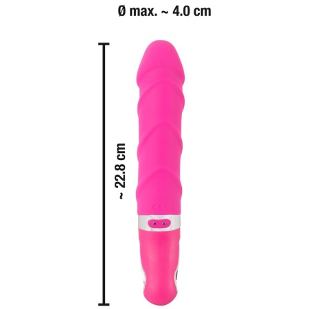 Warming Soft Vibra – wibrator z funkcją ogrzewania do 45°C i 12 trybami wibracji, 22,8 cm - 5