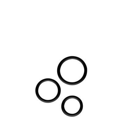 ALL TIME FAVORITES 3 SILICONE COCKRINGS - 1 2