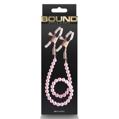 BOUND NIPPLE CLAMPS DC1 PINK - 1