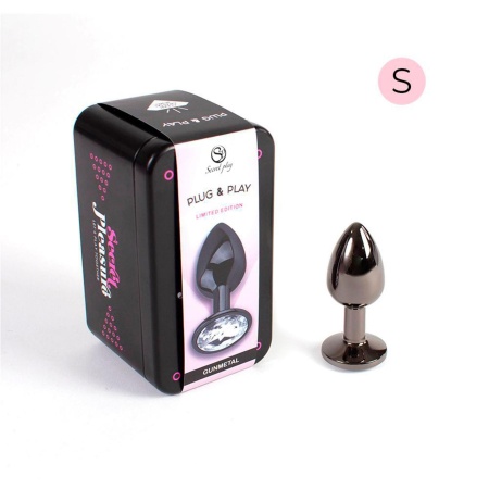 GUNMETAL BUTT PLUG S - 1