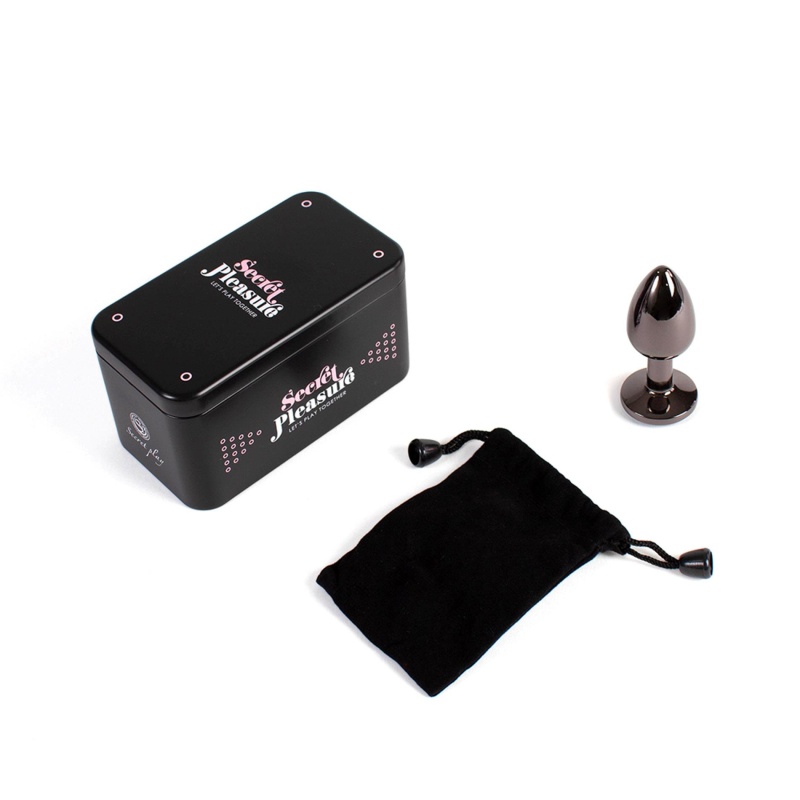 GUNMETAL BUTT PLUG S - 2
