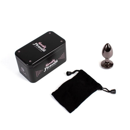 GUNMETAL BUTT PLUG S - 2