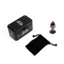 GUNMETAL BUTT PLUG S - 2