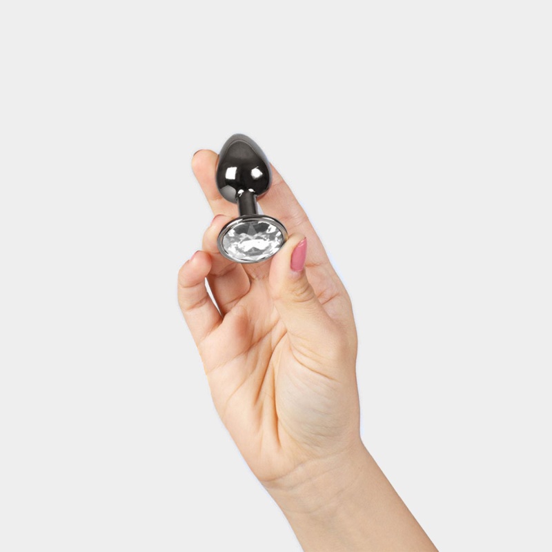 GUNMETAL BUTT PLUG S - 3