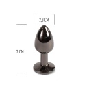 GUNMETAL BUTT PLUG S - 4