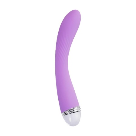 Vibrator Flovetta Lantana - zakrzywiony silikonowy stymulator punktu G, długość 22 cm, średnica maksymalna 3,8 cm - 3