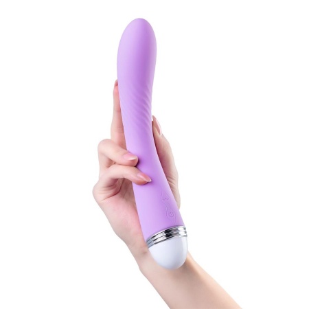 Vibrator Flovetta Lantana - zakrzywiony silikonowy stymulator punktu G, długość 22 cm, średnica maksymalna 3,8 cm - 6