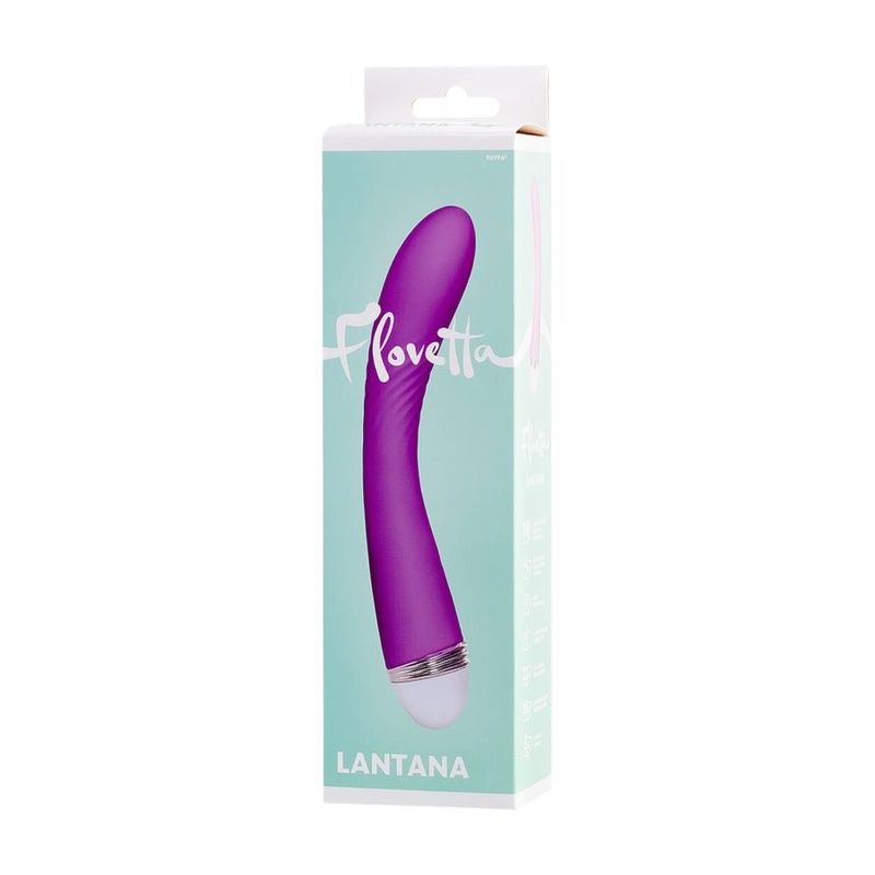 Vibrator Flovetta Lantana - zakrzywiony silikonowy stymulator punktu G, długość 22 cm, średnica maksymalna 3,8 cm - 7