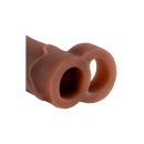 FANTASY X-TENSIONS PERFECT 2 INCH EXTENSION WITH BALL STRAP BROWN - 1