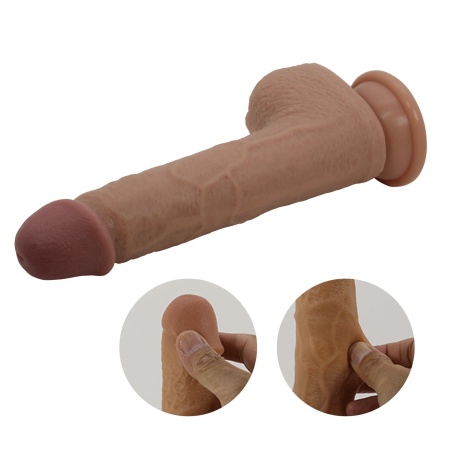 Realistyczny wibrator Tommy z ruchem posuwisto-zwrotnym i przyssawką - długość 22,5 cm - 6