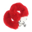 Heavy-duty Fluffy Handcuffs - Red - 1