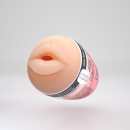 Masturbator oralny Crushious Ezy Egg 7 cm, biało-różowo-brązowy z czerwonymi plamami - 3