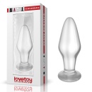 Szklany Korek Analny Glass Romance 10,9 cm (4,3") – Przezroczysty - 1