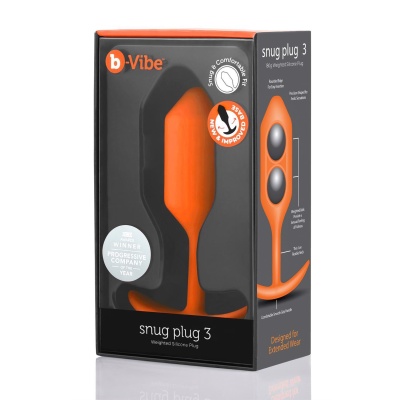 B-VIBE SNUG PLUG 3 ORANGE - 1
