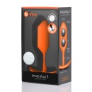 Korek analny ważony Snug Plug 3 - silikon medyczny, obciążenie 180,7 g, długość 12 cm, średnica 3,8 cm - 1