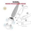 Końcówka do masażera Power Head Susan z elastycznego TPE 11,4 cm - 2