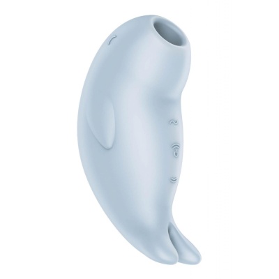 Satisfyer Seal You Soon - bezdotykowy stymulator łechtaczki z technologią Air Pulse i wibracjami, 11 cm - 1