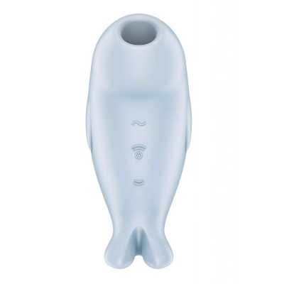 Satisfyer Seal You Soon - bezdotykowy stymulator łechtaczki z technologią Air Pulse i wibracjami, 11 cm - 1 2
