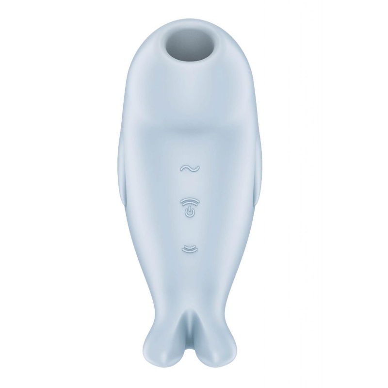 Satisfyer Seal You Soon - bezdotykowy stymulator łechtaczki z technologią Air Pulse i wibracjami, 11 cm - 2