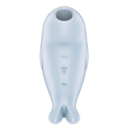 Satisfyer Seal You Soon - bezdotykowy stymulator łechtaczki z technologią Air Pulse i wibracjami, 11 cm - 2
