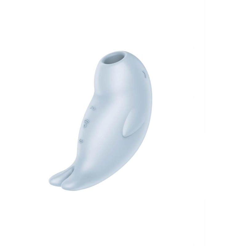 Satisfyer Seal You Soon - bezdotykowy stymulator łechtaczki z technologią Air Pulse i wibracjami, 11 cm - 5