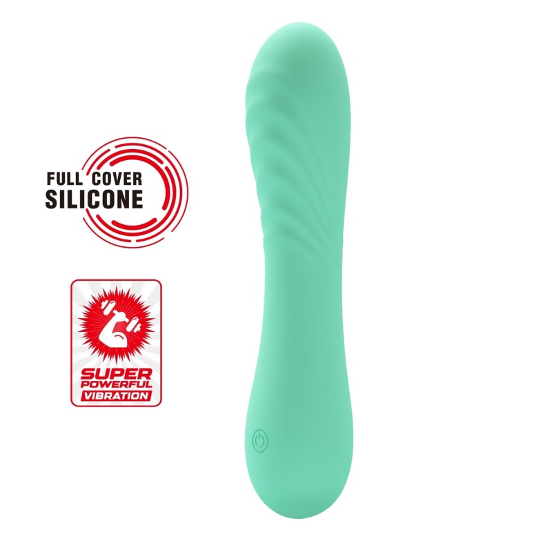 Wibrator Alexisrose — giętki silikon, 10 trybów wibracji, długość 15 cm - 2