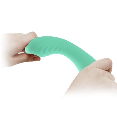 Wibrator Alexisrose — giętki silikon, 10 trybów wibracji, długość 15 cm - 5