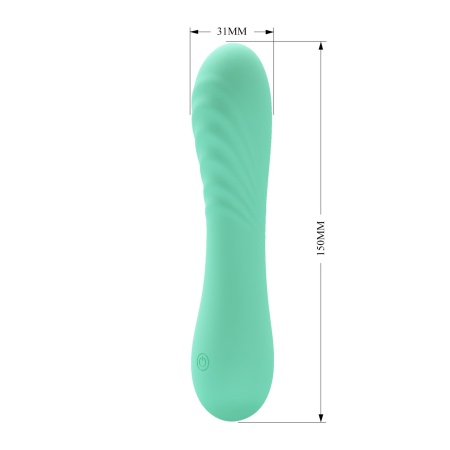 Wibrator Alexisrose — giętki silikon, 10 trybów wibracji, długość 15 cm - 9