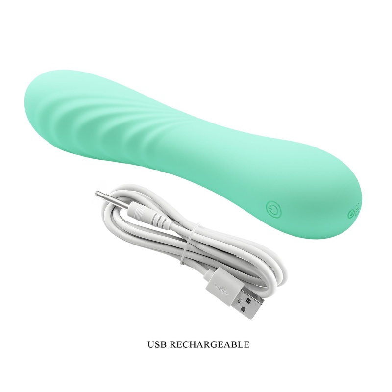 Wibrator Alexisrose — giętki silikon, 10 trybów wibracji, długość 15 cm - 11