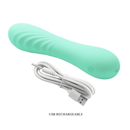 Wibrator Alexisrose — giętki silikon, 10 trybów wibracji, długość 15 cm - 11