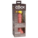 Wibrator realistyczny King Cock Elite 6 DD z silikonu dual density i przyssawką 17,8 cm - 1