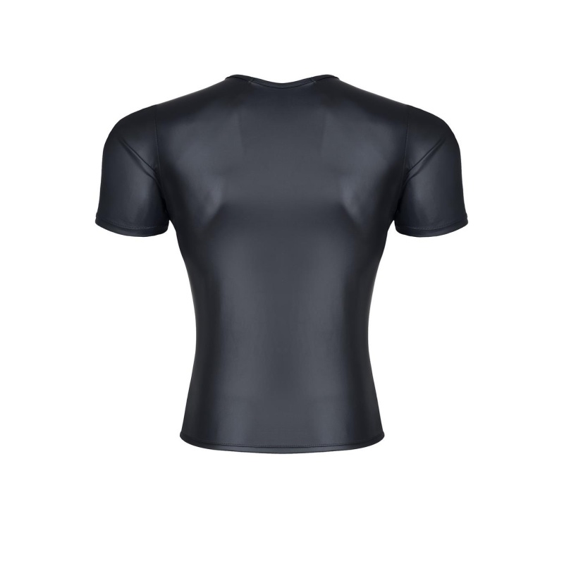 męski t-shirt z wetlooka w serek XXL - 3