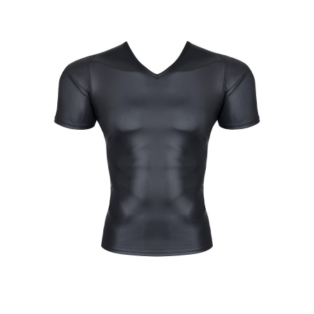 męski t-shirt z wetlooka w serek XXL - 4