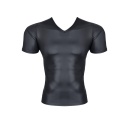 męski t-shirt z wetlooka w serek XXL - 4