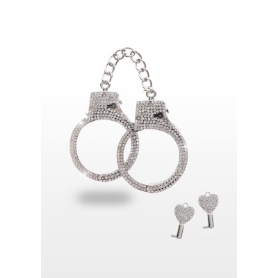Diamond Wrist Cuffs Silver Silver - 1