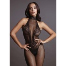 Fishnet and Lace Bodystocking - One Size - 8