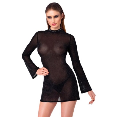 Noir Mini Dress XL - 1