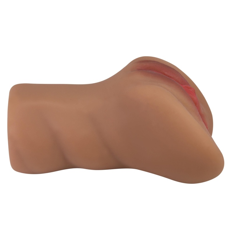 Masturbator CAROLINE TPR - wodoodporny, z żebrowanym kanałem - 4