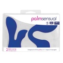 PalmSensual Blue - silikonowa nakładka stymulująca z dwiema głowicami, kompatybilna z Palm Power - 1