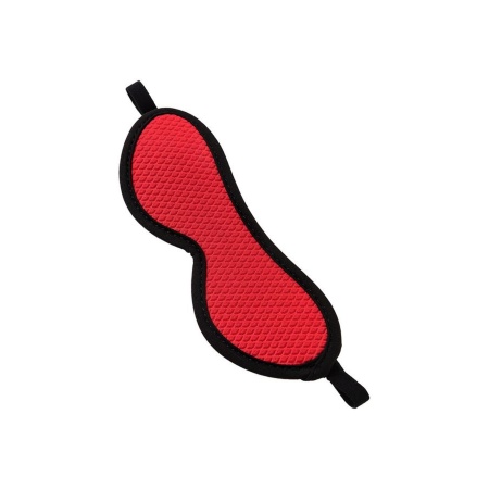 Anonymo Bandage Set - Zestaw do Bondage z Mankietami na Rzepy i Pasami pod Materac, Poliester, Czerwono-Czarny, 0,15 kg - 6